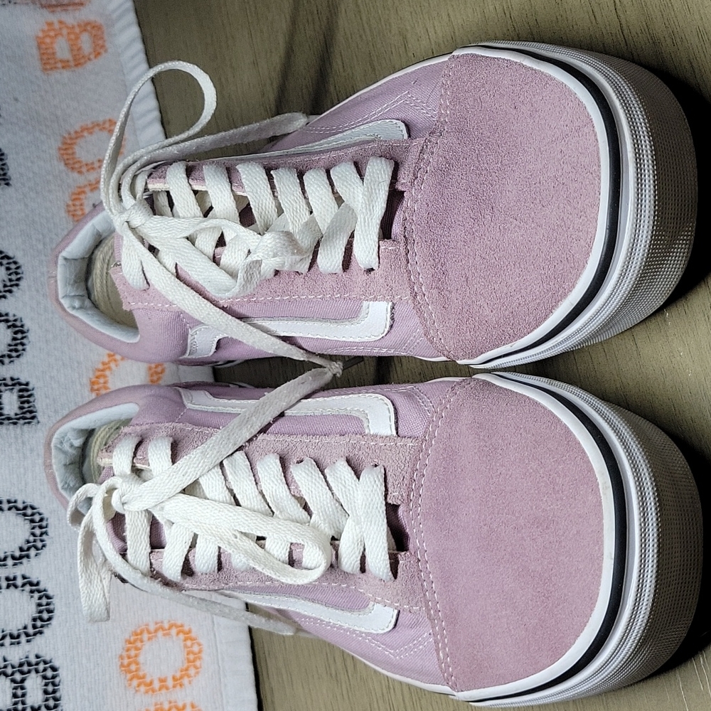 Old School Lavender Vans